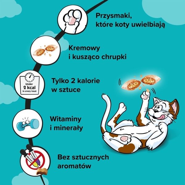 Dreamies z wyśmienitym łososiem 60g