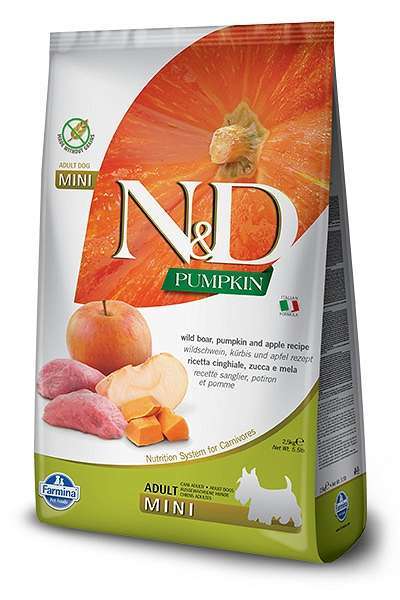 FARMINA N&D GF Pumpkin wild boar&apple adult mini 7 kg