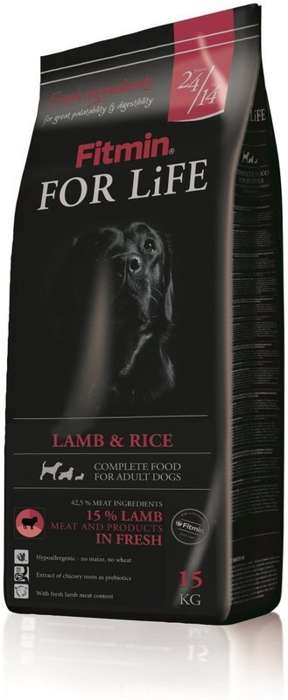 FITMIN Dog For Life Lamb&Rice 14kg