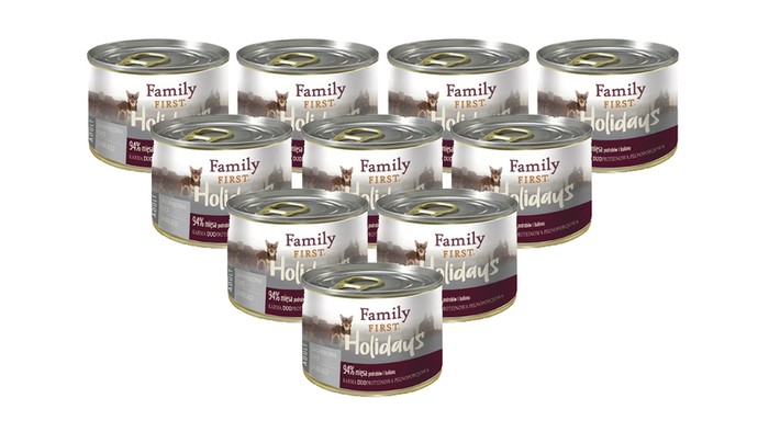 Family First Holidays z jagnięciną, gesią i jabłkiem 12x200g