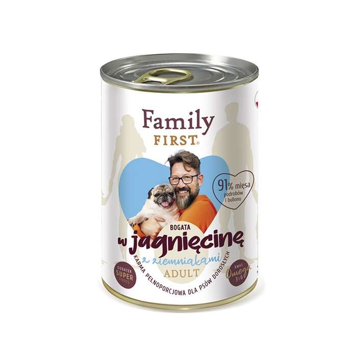 Family First z jagnięciną i ziemniakami 400g