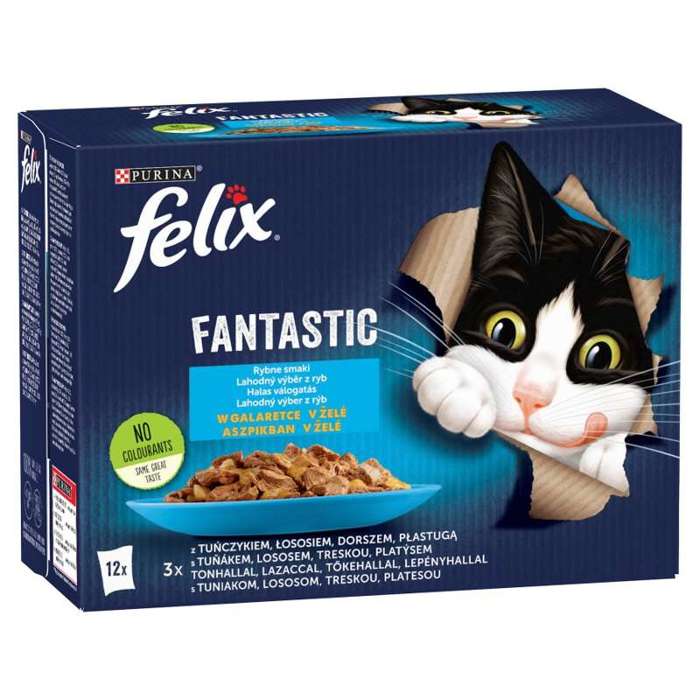 Felix Fantastic uczta oceanu w galaretce 48x85g