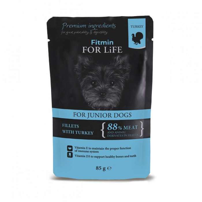 Fitmin Puppy Indyk w Sosie 85g