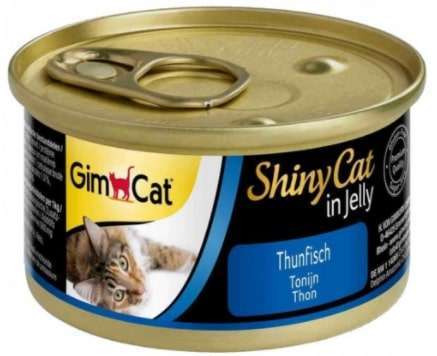 GIMCAT ShinyCat tuńczyk w galaretce 6x70g