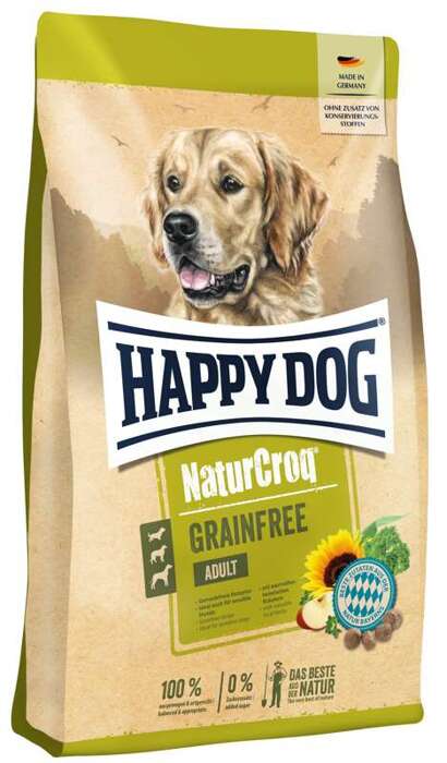 Happy Dog Naturcroq z drobiem i łososiem 1kg