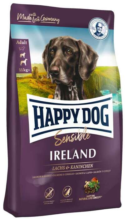 Happy Dog Sensible Ireland z łososiem i królikiem 12,5kg