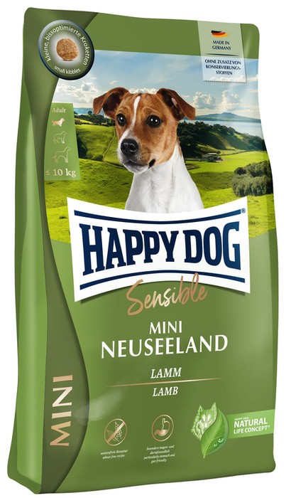 Happy Dog Sensible Mini Neuseeland z jagnięciną 4kg