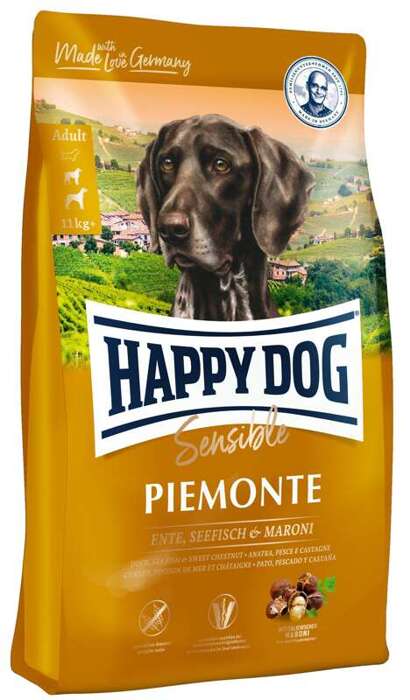 Happy Dog Sensible Piemonte z kaczką i rybą 10kg