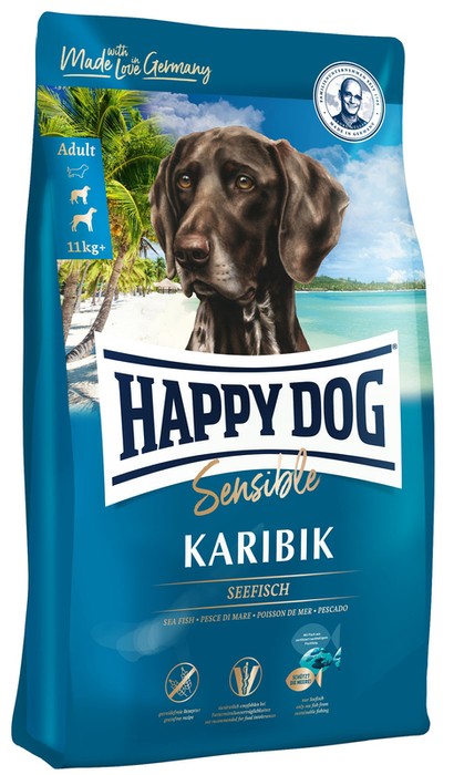 Happy Dog Sensible karibik z rybą 11kg