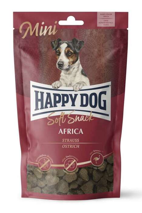 Happy Dog Soft Snack Mini Africa ze strusiem 100g