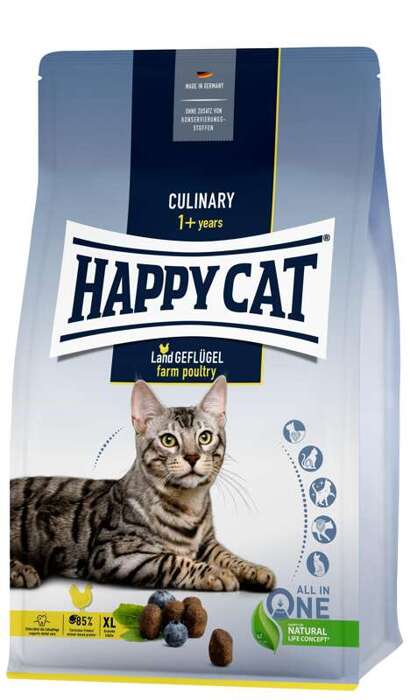 HappyCat Culinary Adult z drobiem 1,3kg