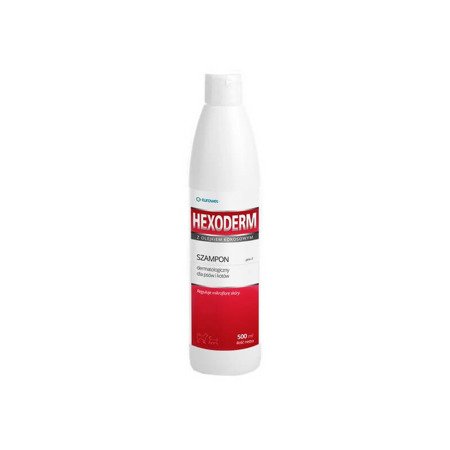 Hexoderm szampon dermatologiczny dla psa i kota 500ml 