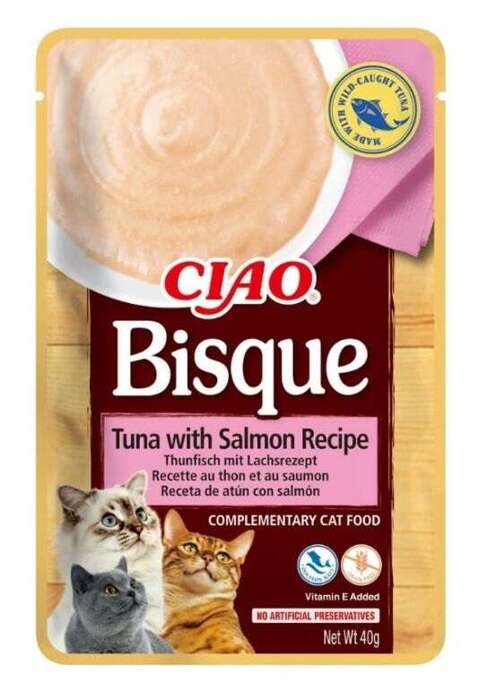 Inaba Cat Ciao Bisque tuńczyk i łosoś 40g