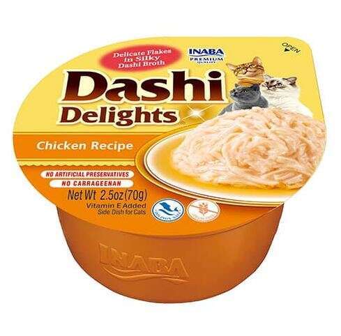 Inaba Cat Dashi Delights kurczak 4x70g