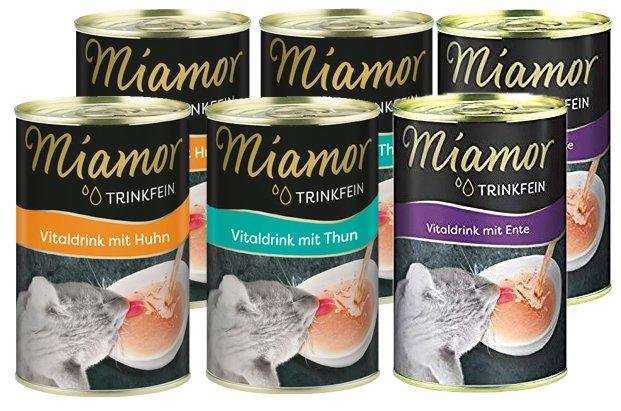 Miamor Vitaldrink Mix Smaków dla kota 6x135ml