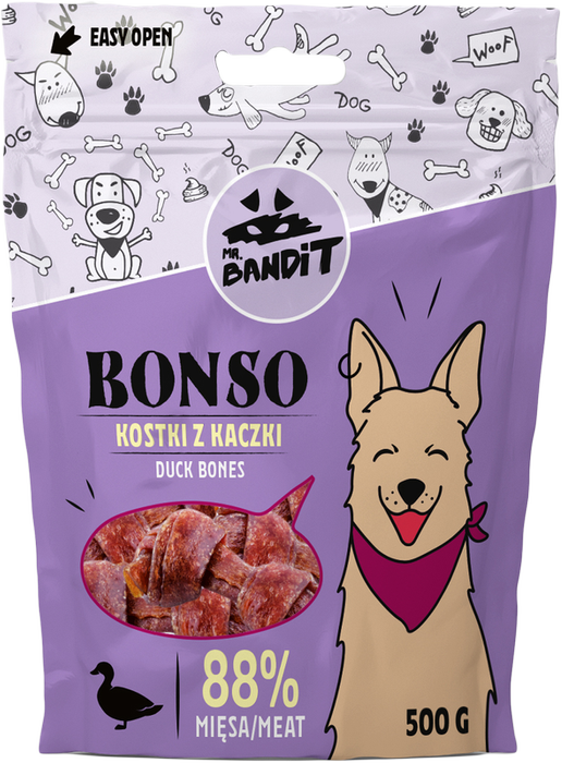 Mr. Bandit Bonso kostki z kaczki 500g