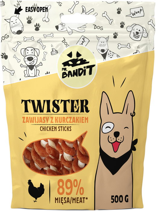 Mr. Bandit Twister zawijas z kurczaka 500g