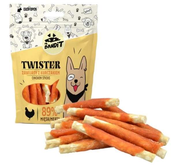 Mr. Bandit Twister zawijas z kurczaka 500g