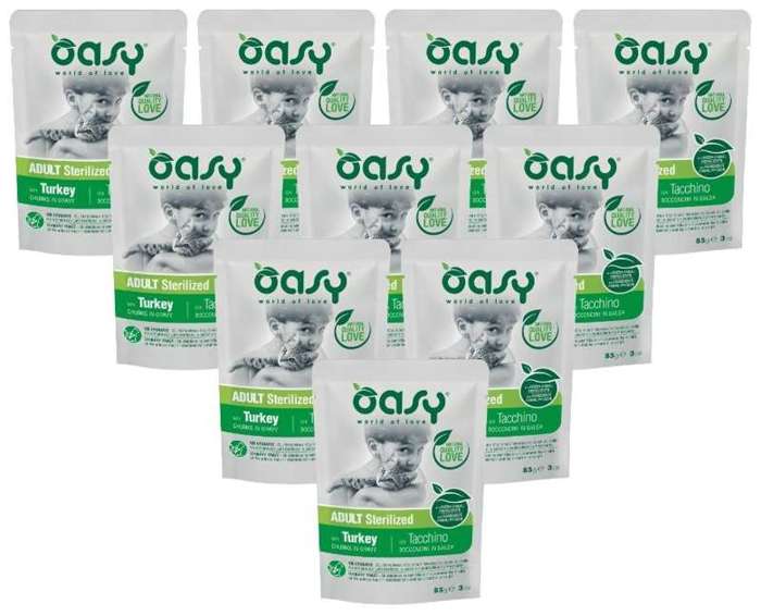 OASY Lifestage Sterilized Indyk 12x85g