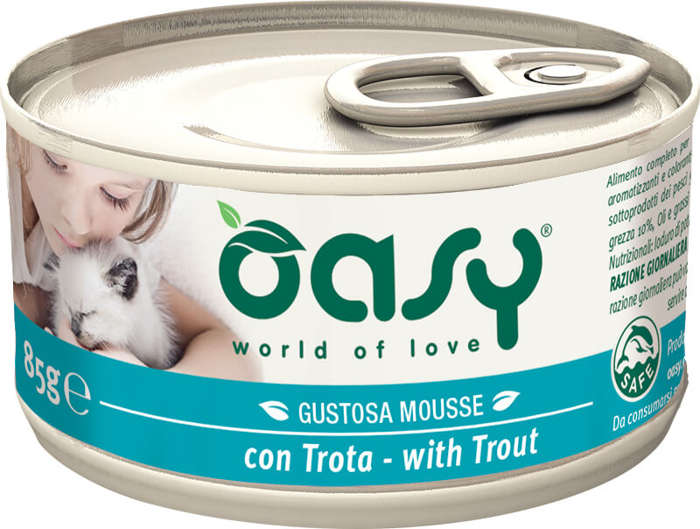 OASY Mousse Adult Pstrąg 85g