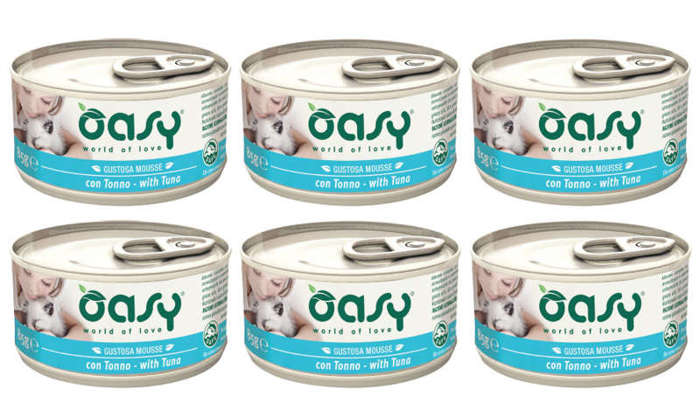 OASY Mousse Adult mus z tuńczyka 6x85g