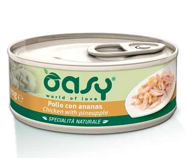 OASY Natural Adult Kurczak z ananasem 150g