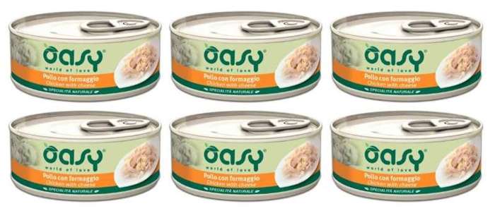 OASY Natural Adult Kurczak z serem 6x150g