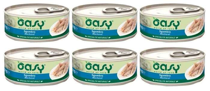 OASY Natural Adult Makrela 6x70g