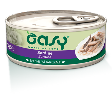 OASY Natural Adult Sardynki 6x150g