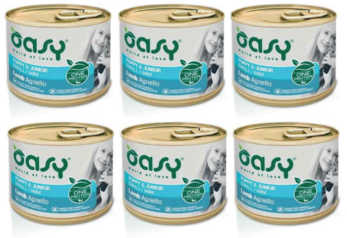 OASY Oneprotein Puppy Mini Jagnięcina 6x200g