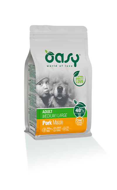 Oasy Adult M/L Wieprzowina 12kg