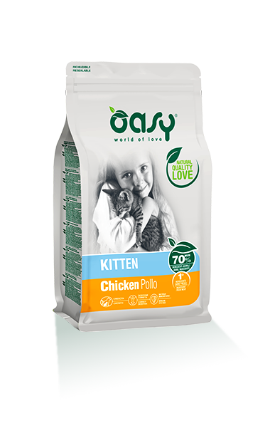 Oasy Kitten - Kurczak 1.5kg