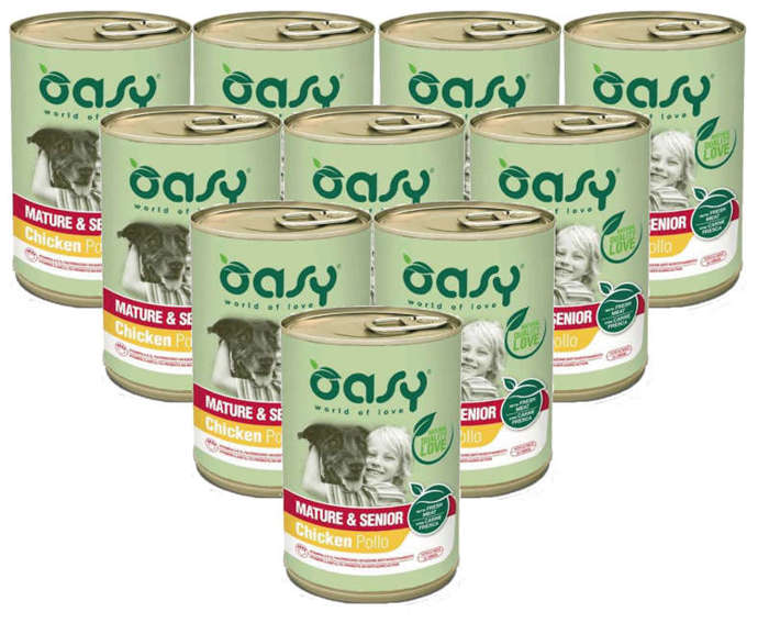 Oasy Lifestage Mature & Senior z kurczakiem 12x400g