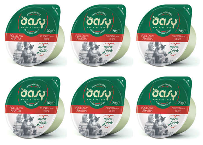 Oasy More Love Kurczak z kaczką 6x70g