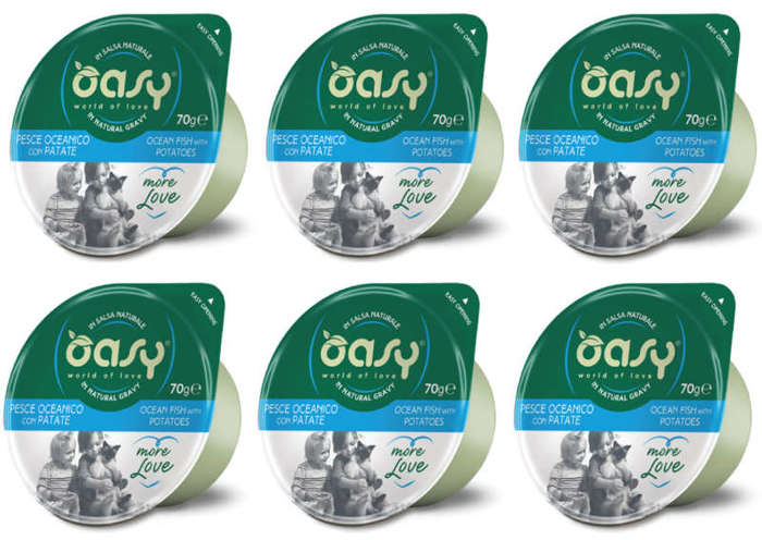 Oasy More Love Ryby oceaniczne z ziemniakami 6x70g