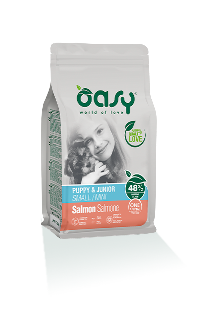 Oasy Puppy & Junior S/Mini Łosoś 2,5kg