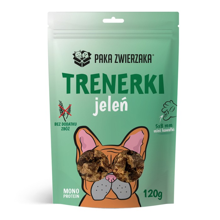 Paka Zwierzaka Trenerki jeleń 120g