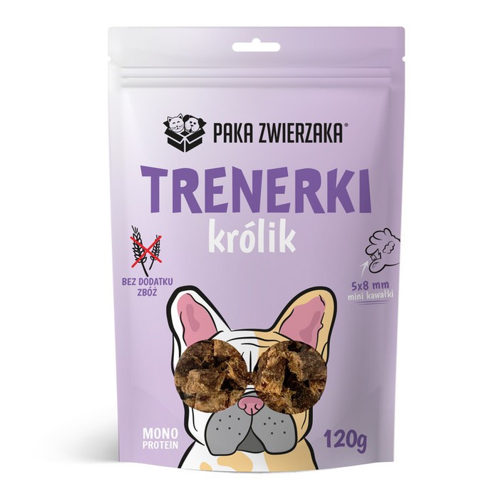 Paka Zwierzaka Trenerki królik 120g