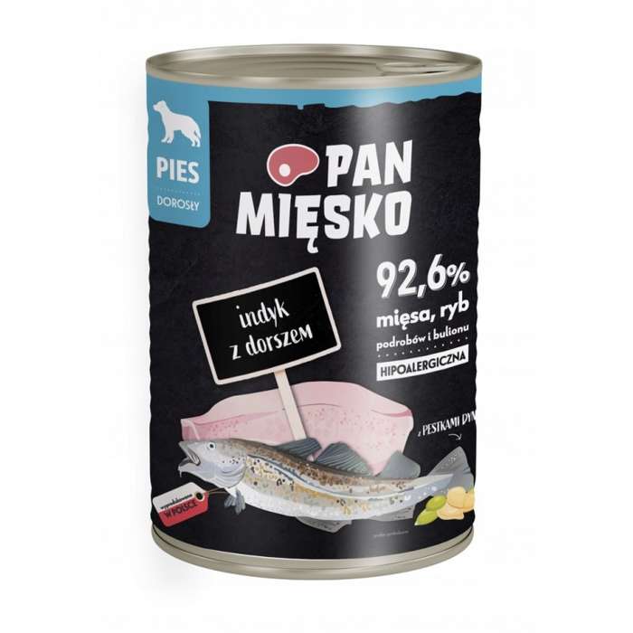 Pan Mięsko Adult indyk z dorszem 400g