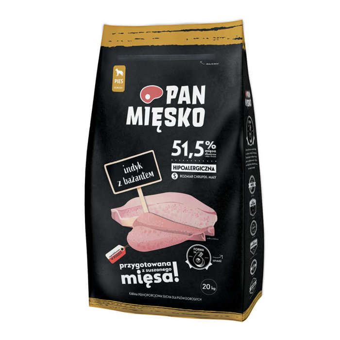 Pan Mięsko indyk z bażantem 20kg S