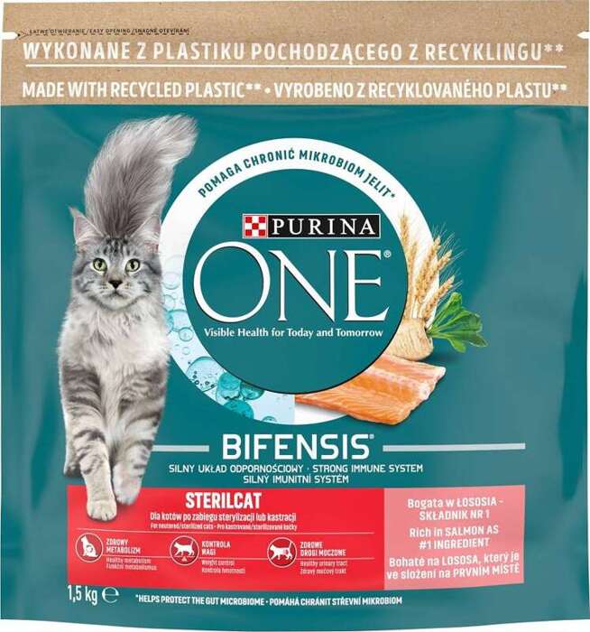 Purina ONE Sterilcat łosoś i pszenica 1,5kg