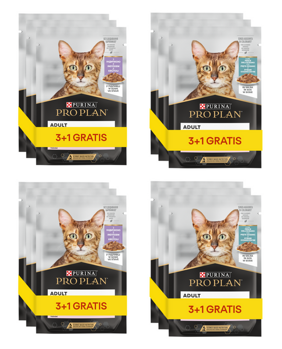 Purina ProPlan Delicate Mix Smaków 16x85g