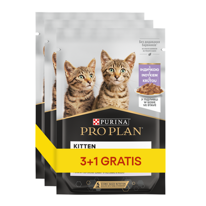 Purina ProPlan Junior z indykiem 4x85g