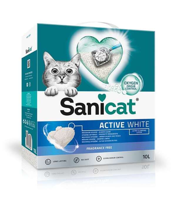 Sanicat Active White bezzapachowy 10l