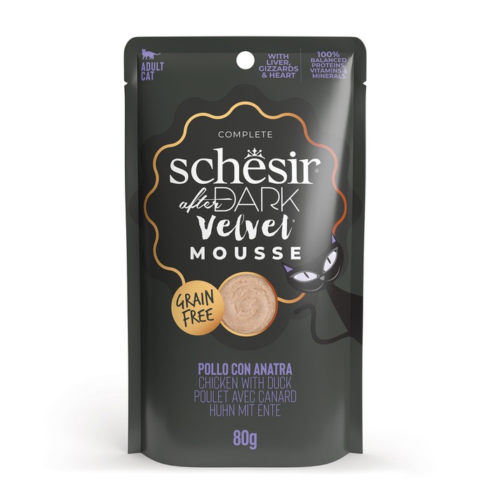 Schesir After Dark Mus Kurczak Z Kaczką 80g