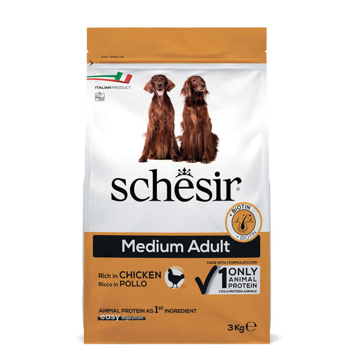 Schesir Suchy Pies Medium Adult Kurczak 3kg