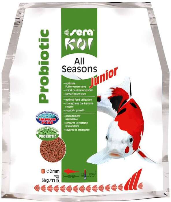 Sera Koi Junior All Seasons Probiotic 5 kg pokarm specjalny