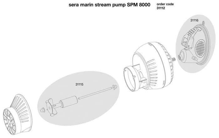 Sera Pompa strumieniowa marin stream pump SPM 8000