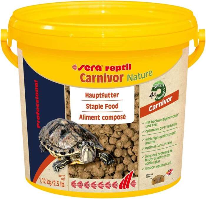 Sera Reptil Professional Carnivor Nature 3.800 ml granulat gady pokarm podstawowy