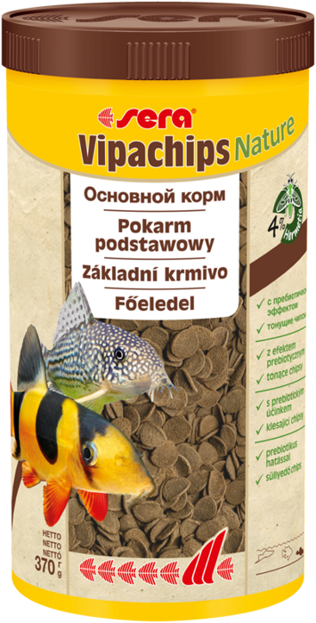 Sera Vipachips Nature 1.000 ml chipsy tonące pokarm podstawowy